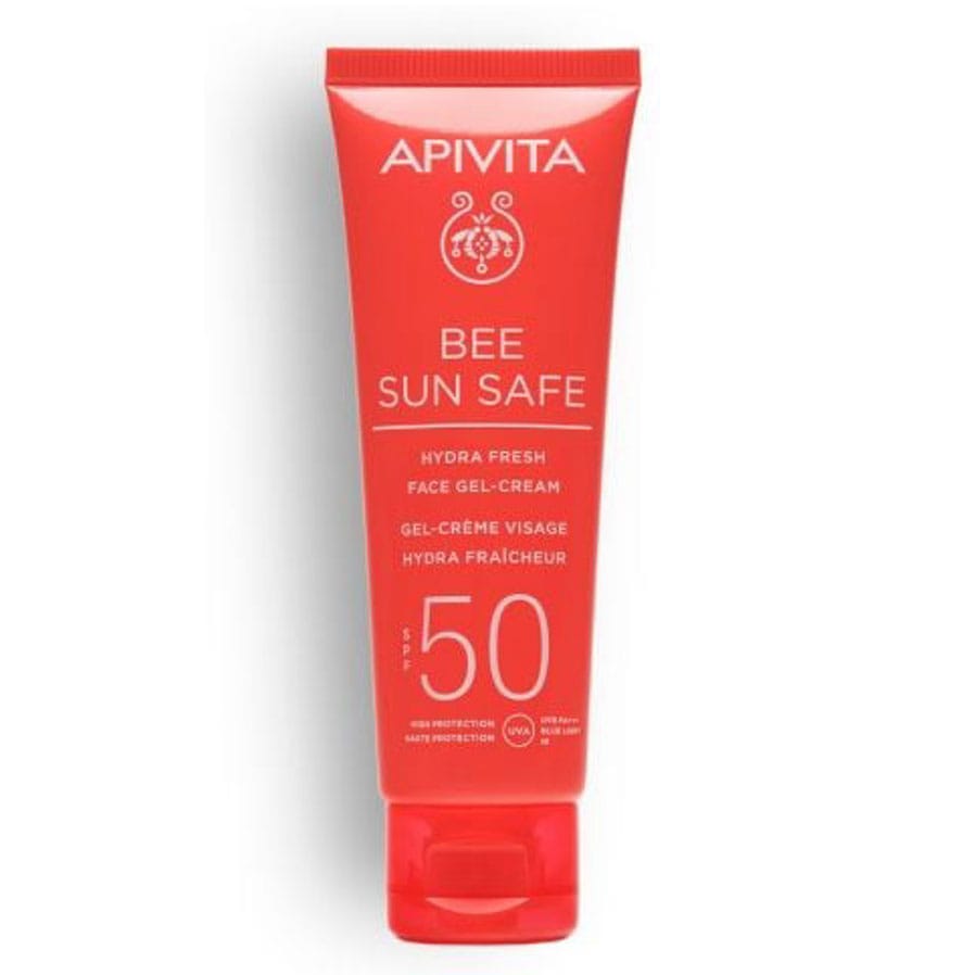 Apivita - Gel-crème 'Bee Sun Safe Hydra Fresh SPF50' - Peaux sensibles, 50 ml