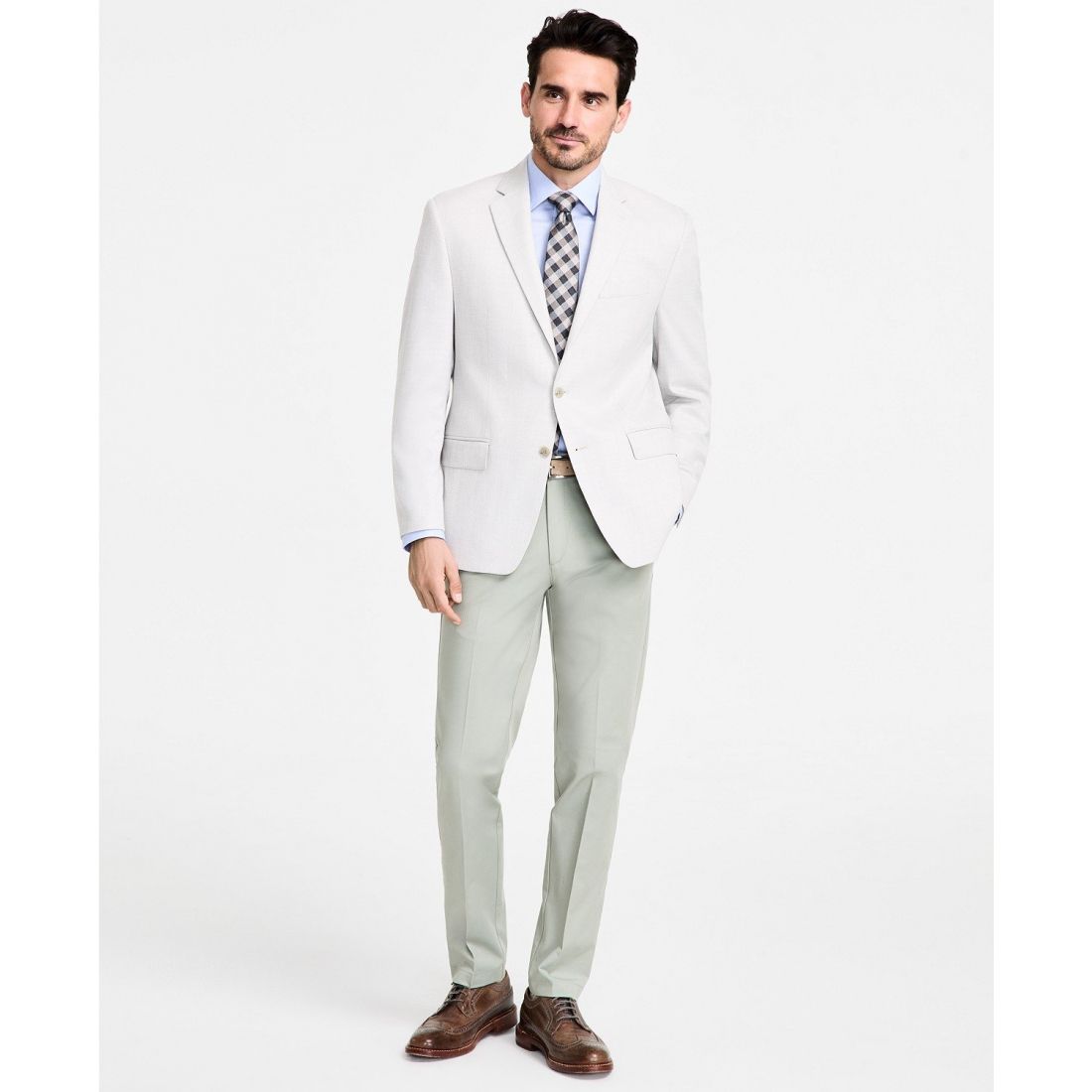 Michael kors - 'Classic-Fit Herringbone Sport Coat' pour Hommes