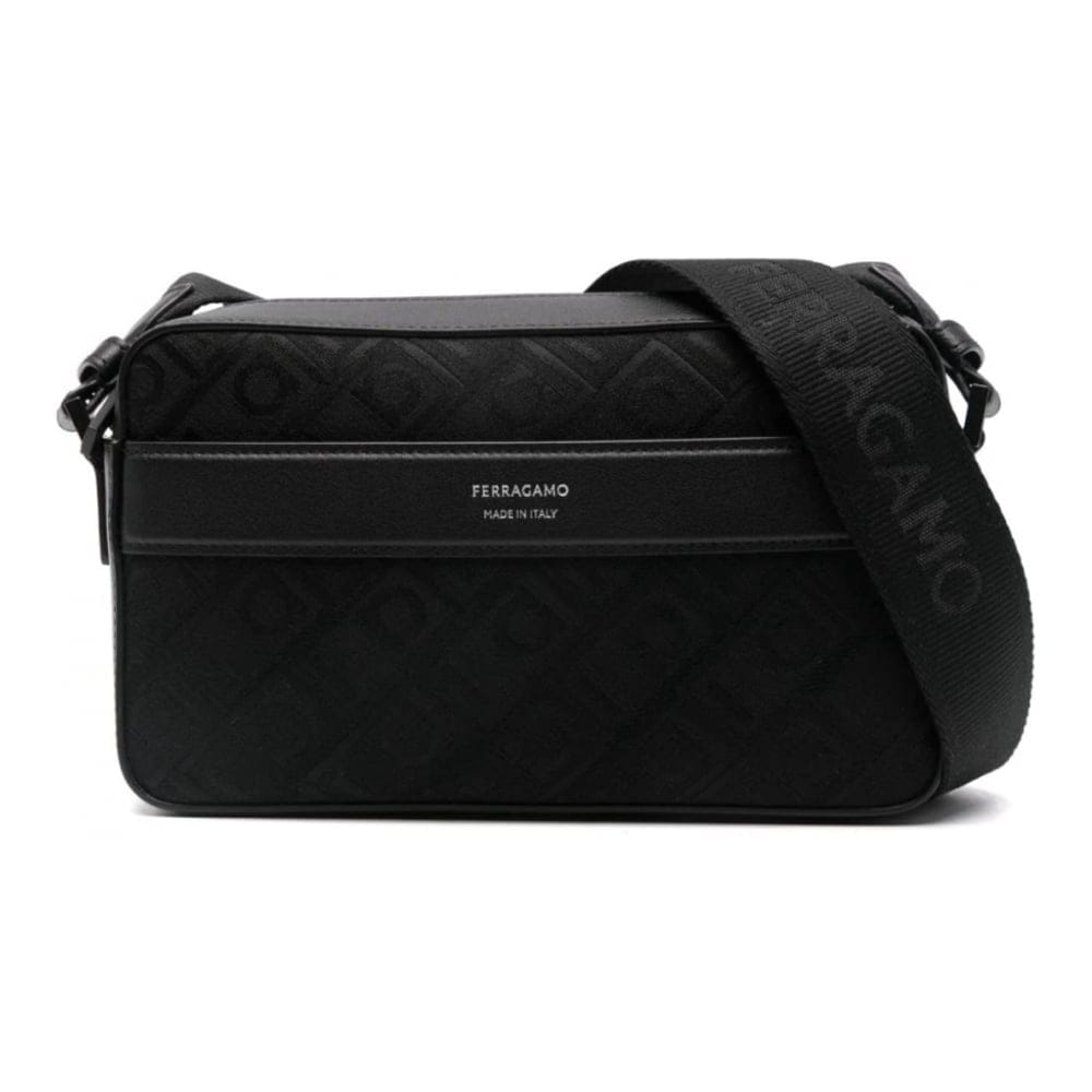 Ferragamo - Sac Besace 'Gancini' pour Hommes