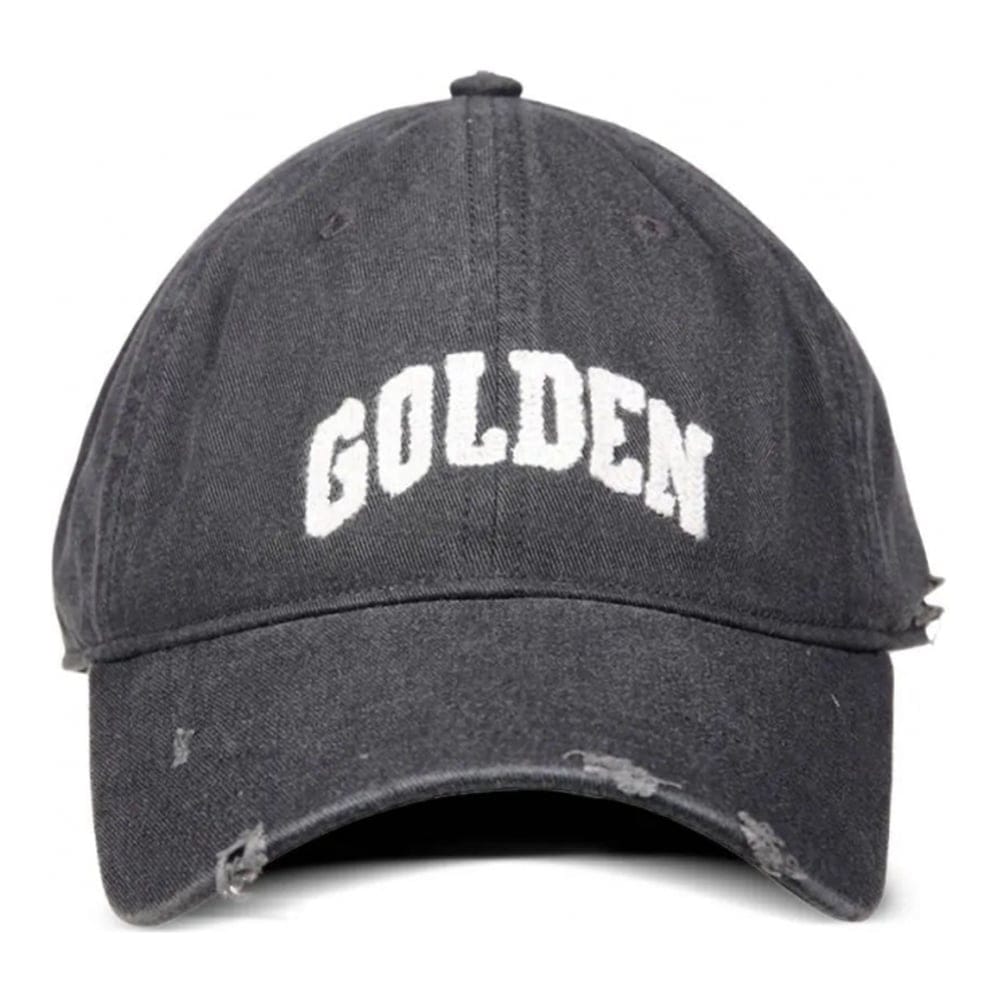 Golden goose deluxe brand - Casquette 'Logo-Embroidered Distressed' pour Hommes