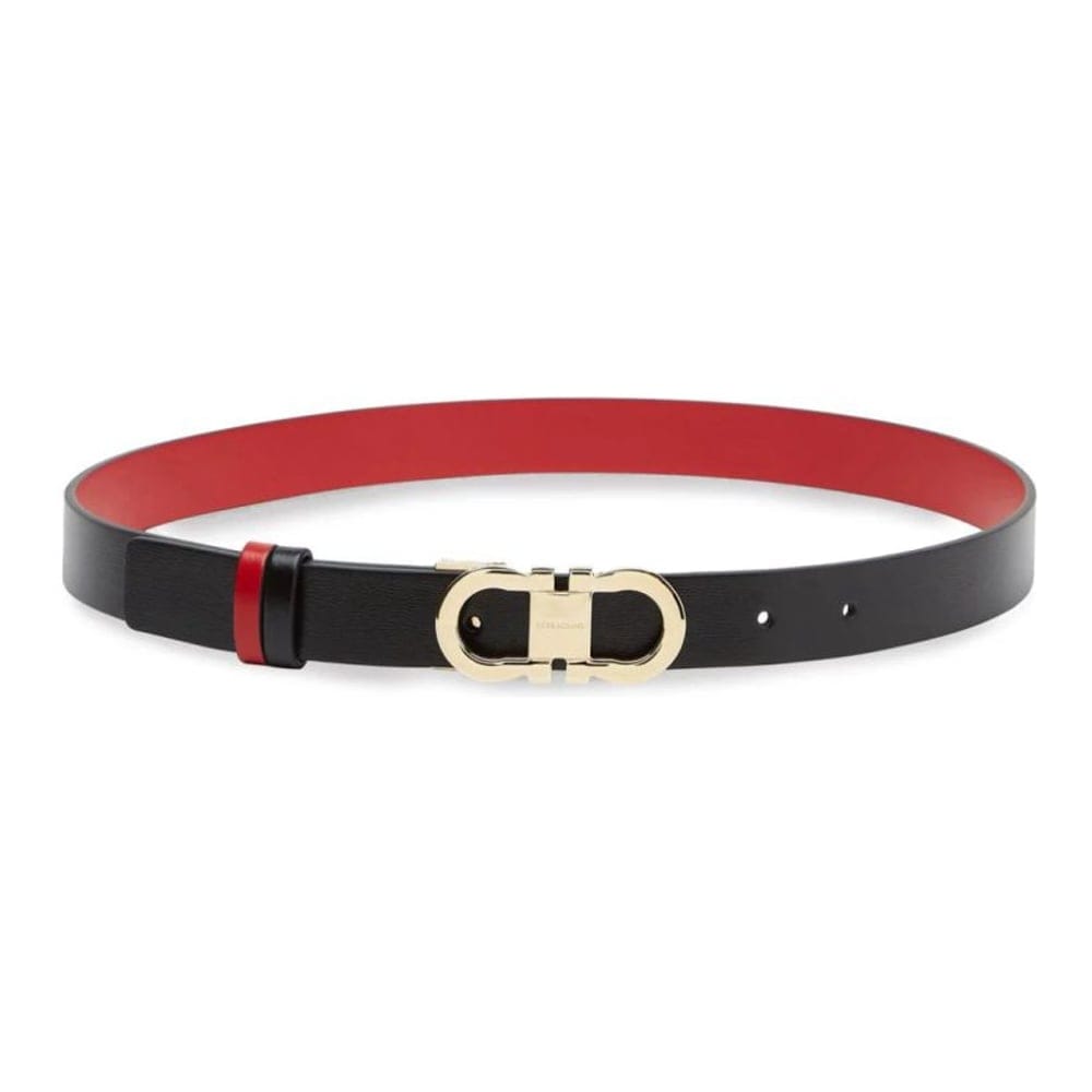 Ferragamo - Ceinture 'Gancini-Buckle Reversible' pour Femmes