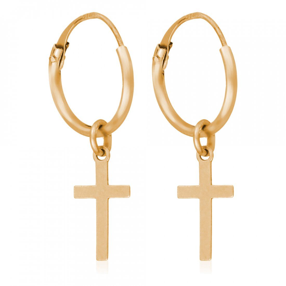 By colette - Boucles d'oreilles 'Croix' pour Femmes
