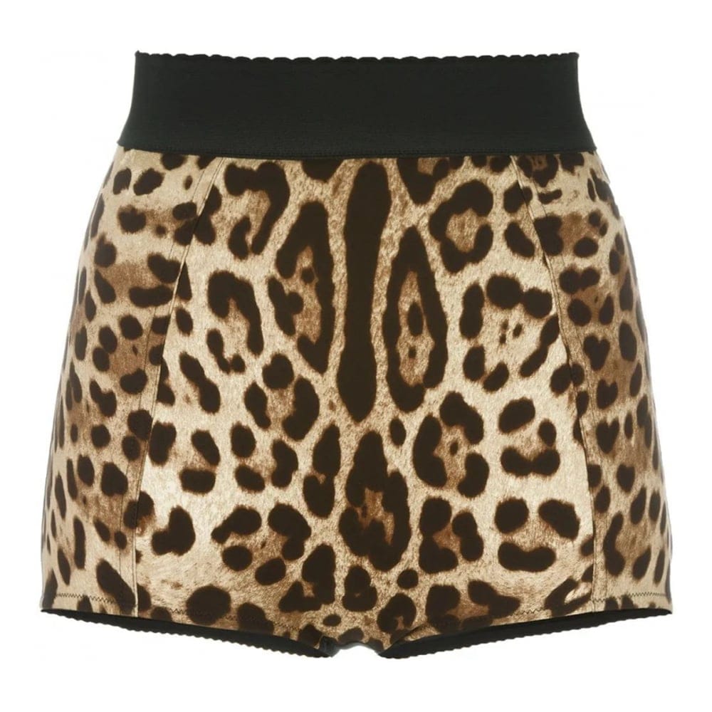 Dolce&gabbana - Slip 'Leopard Print French' pour Femmes