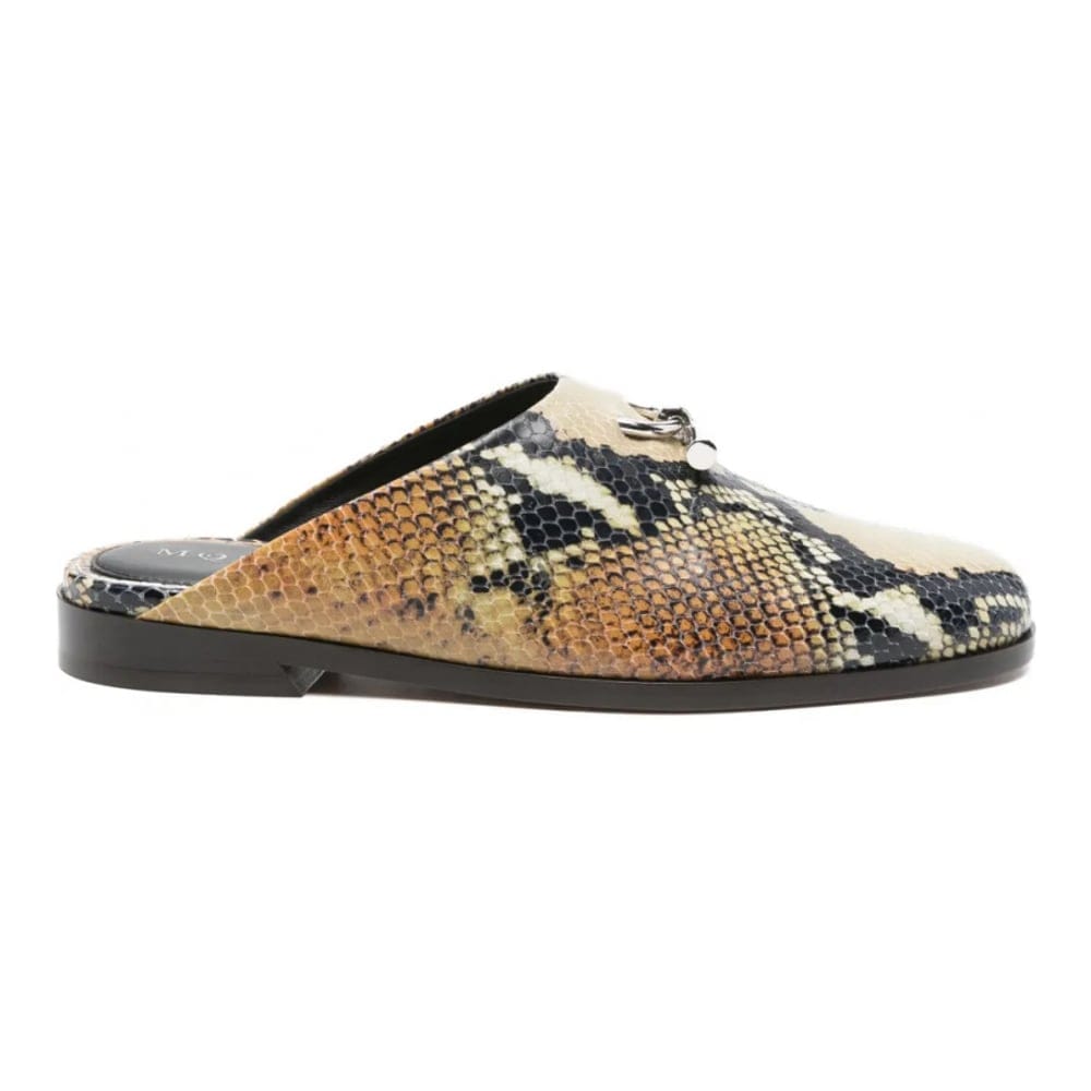 Alexander mcqueen - Mules 'Snakeskin-Effect' pour Femmes
