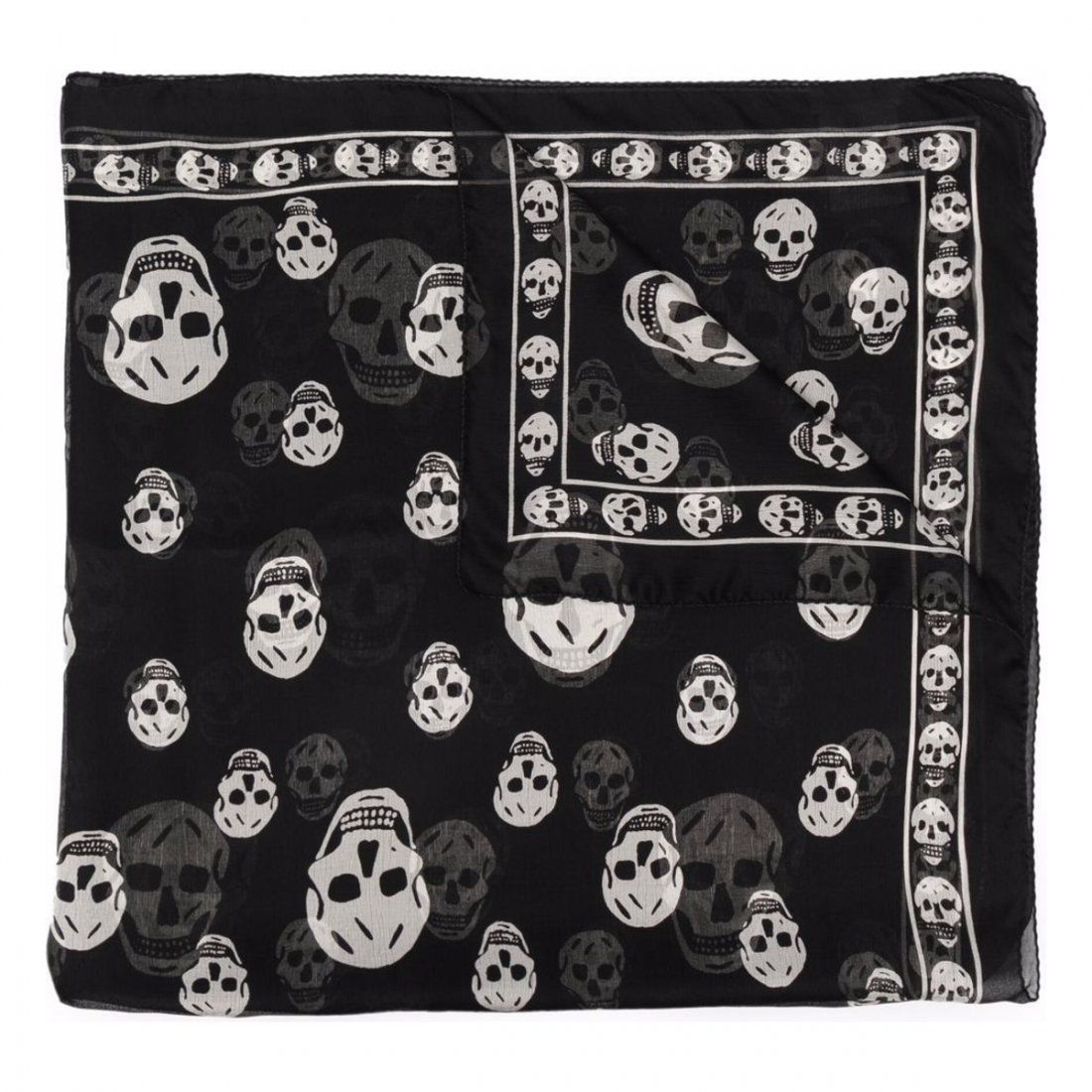 Alexander mcqueen - Foulard en soie 'Skull' pour Femmes