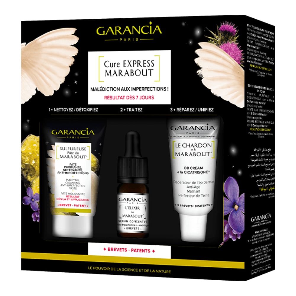 Garancia - Coffret de soins de la peau 'Cure Express Marabout 10 Jours' - 3 Pièces