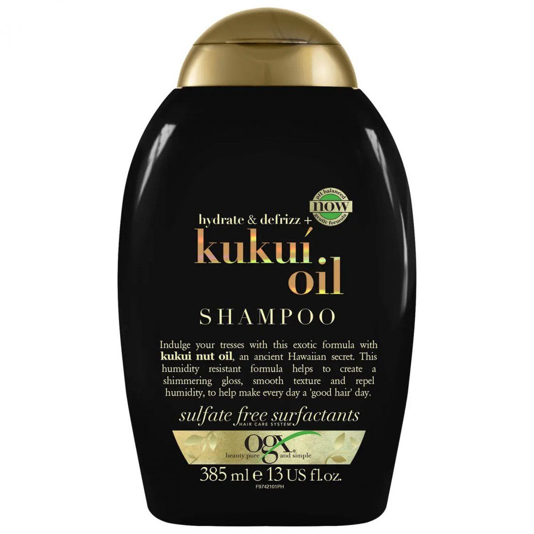 Ogx - Shampoing 'Kukui Oil Hydrate & Defrizz' - 385 ml