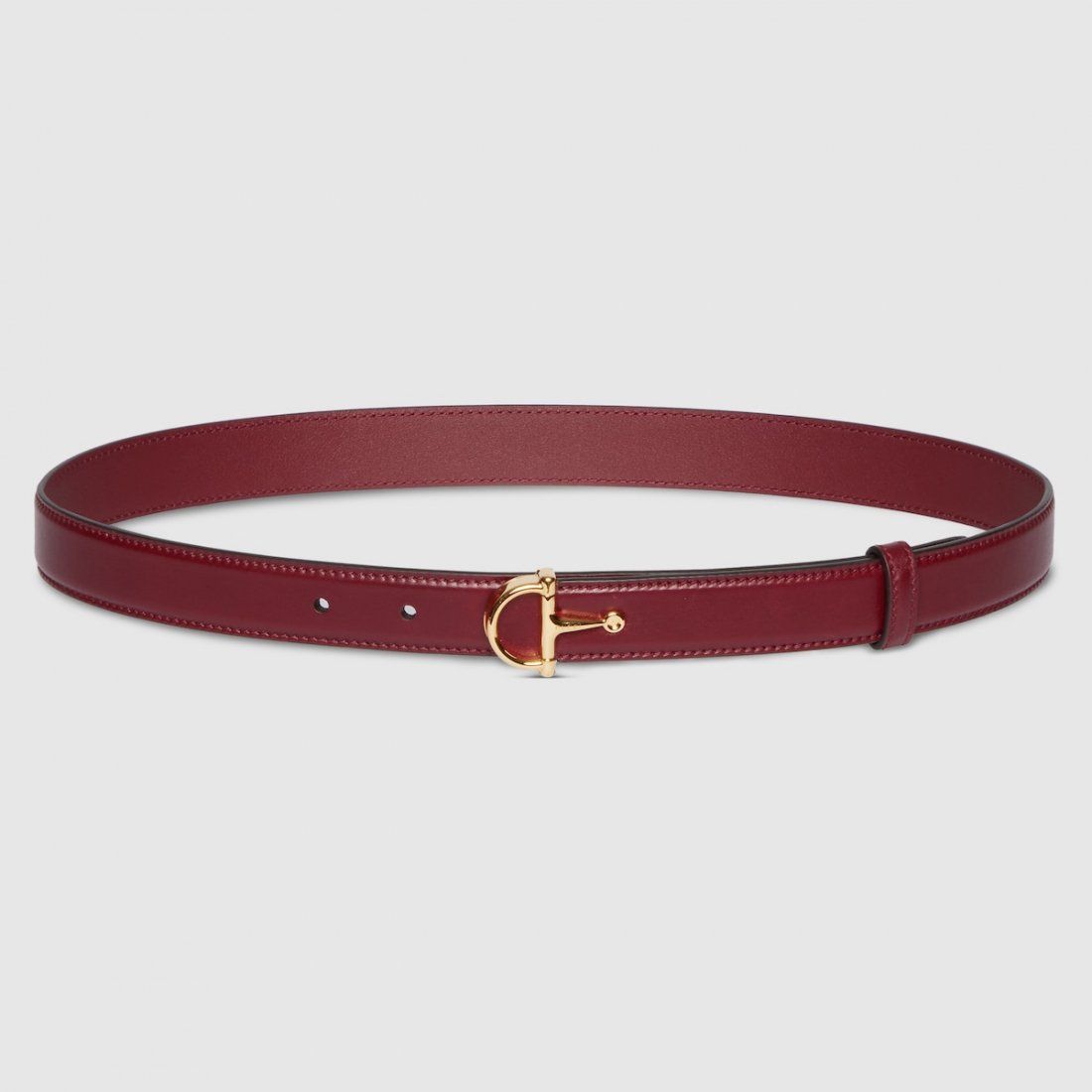 Gucci - Ceinture 'Thin With Half-Horsebit Buckle' pour Femmes