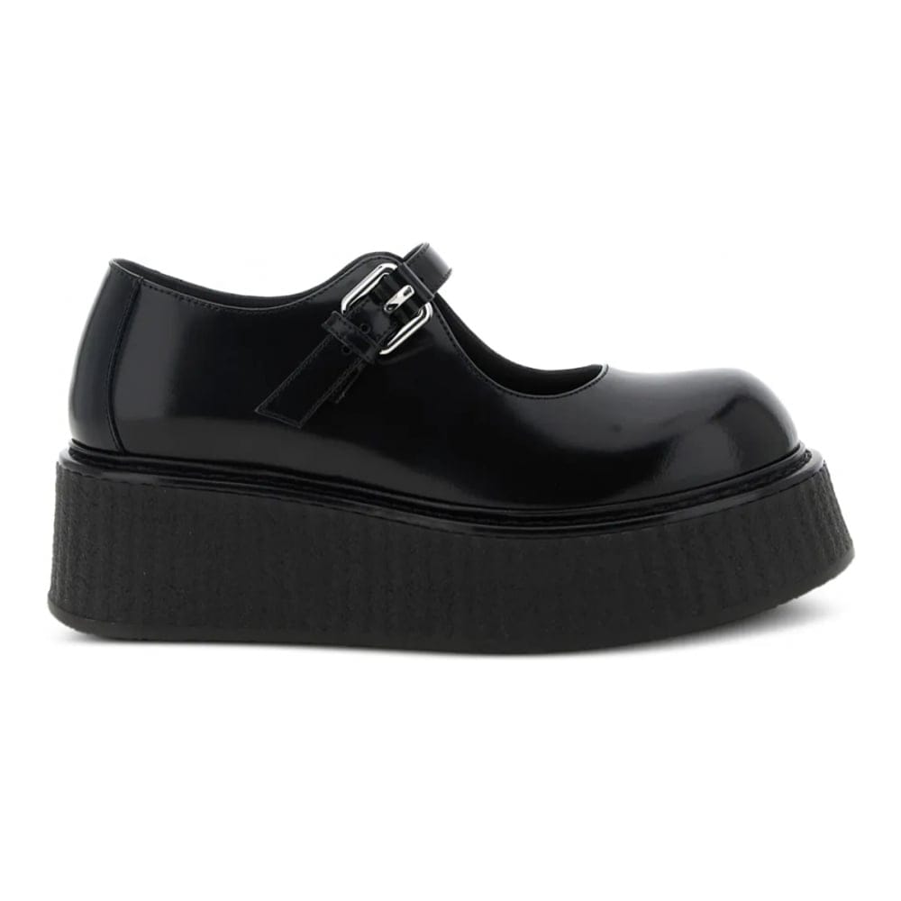 Moschino - Ballerines 'Olivia Buckle-Strap Platform' pour Femmes