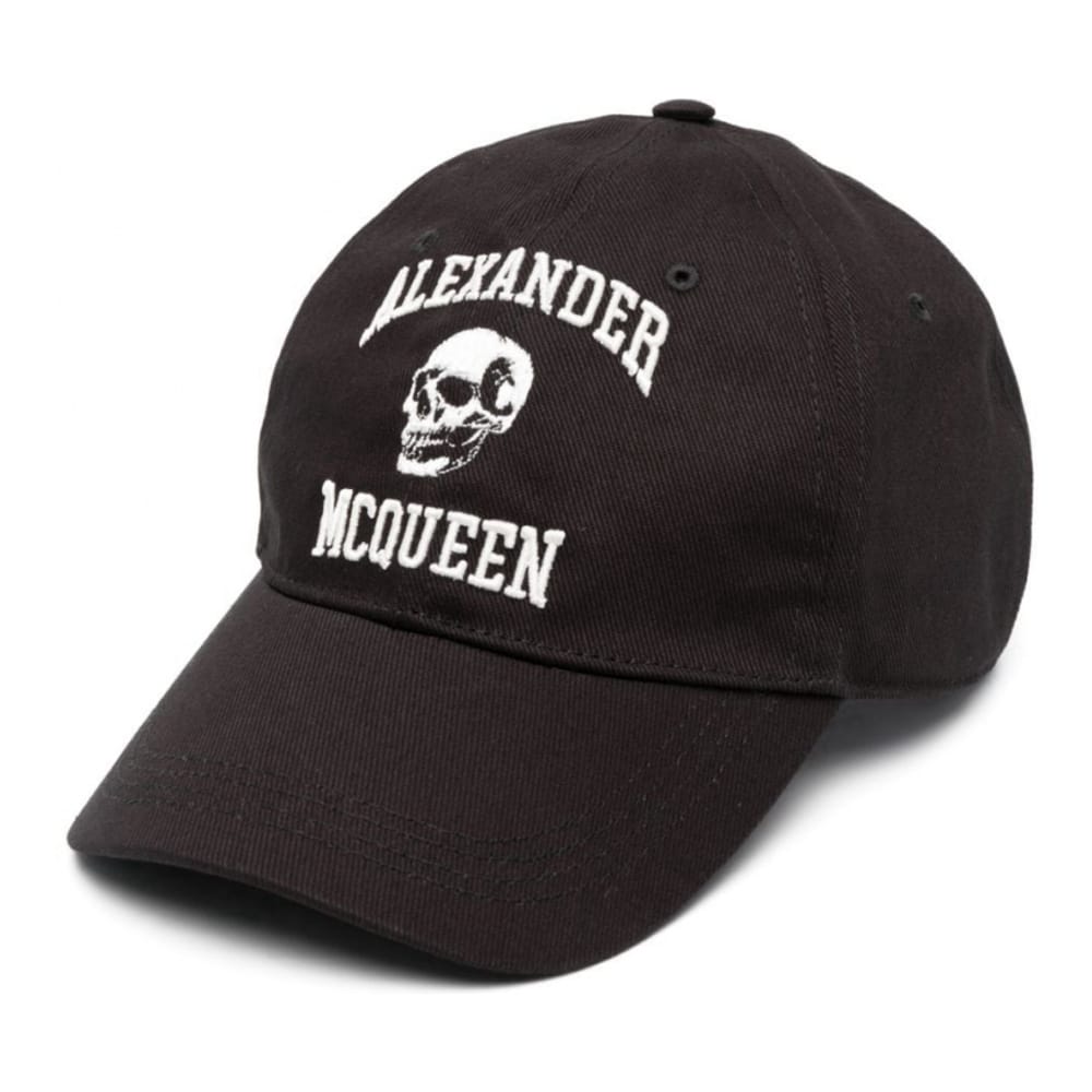 Alexander mcqueen - "Casquette 'Logo-Embroidered' pour Hommes"
