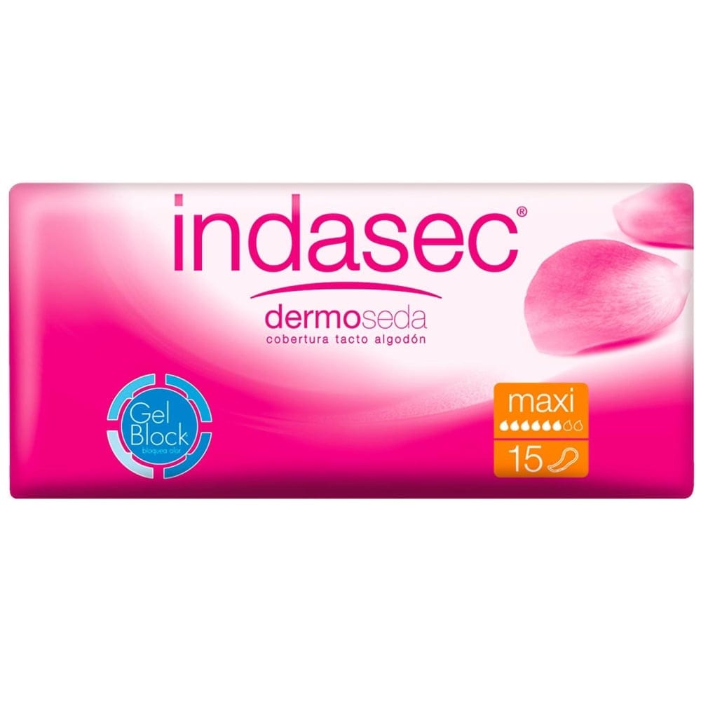 Indasec - Protections pour l'incontinence 'Dermoseda' - Maxi 15 Pièces