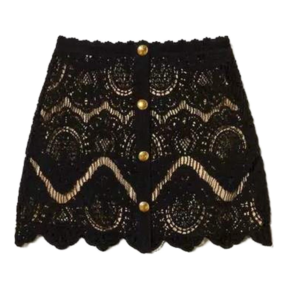 Twin set - Mini Jupe 'Crochet Knit' pour Femmes