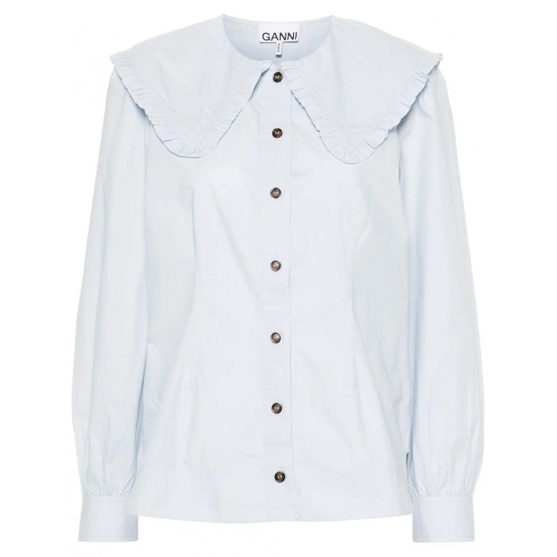 Ganni - Chemise 'Puritan-Collar' pour Femmes