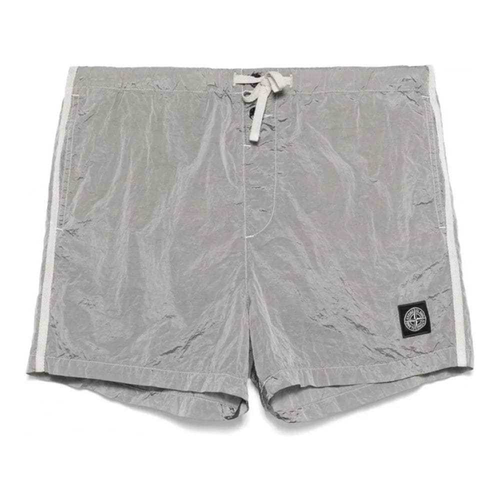Stone island - Short de bain 'Logo-Patch' pour Hommes