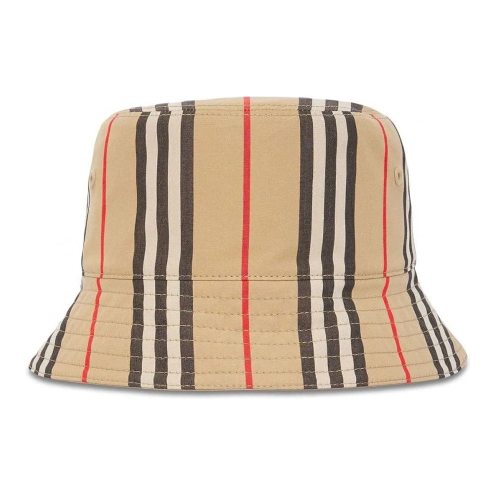 Burberry - Chapeau 'Reversible Icon Stripe' pour Femmes