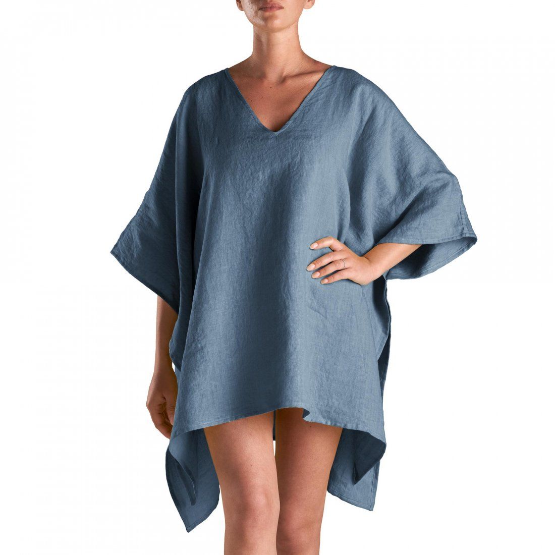 Biancoperla - Stella, Caftan En Lin