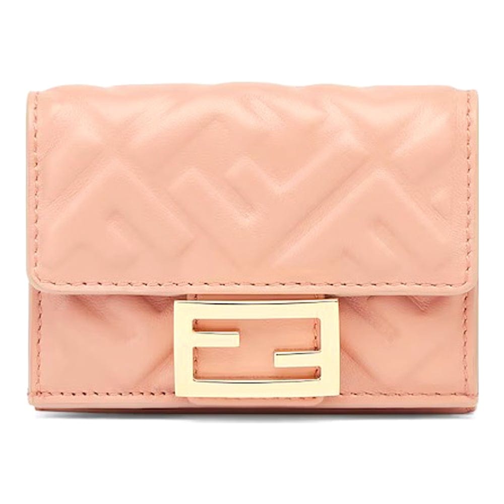 Fendi - Portefeuille 'Baguette Micro Trifold With Ff Motif' pour Femmes