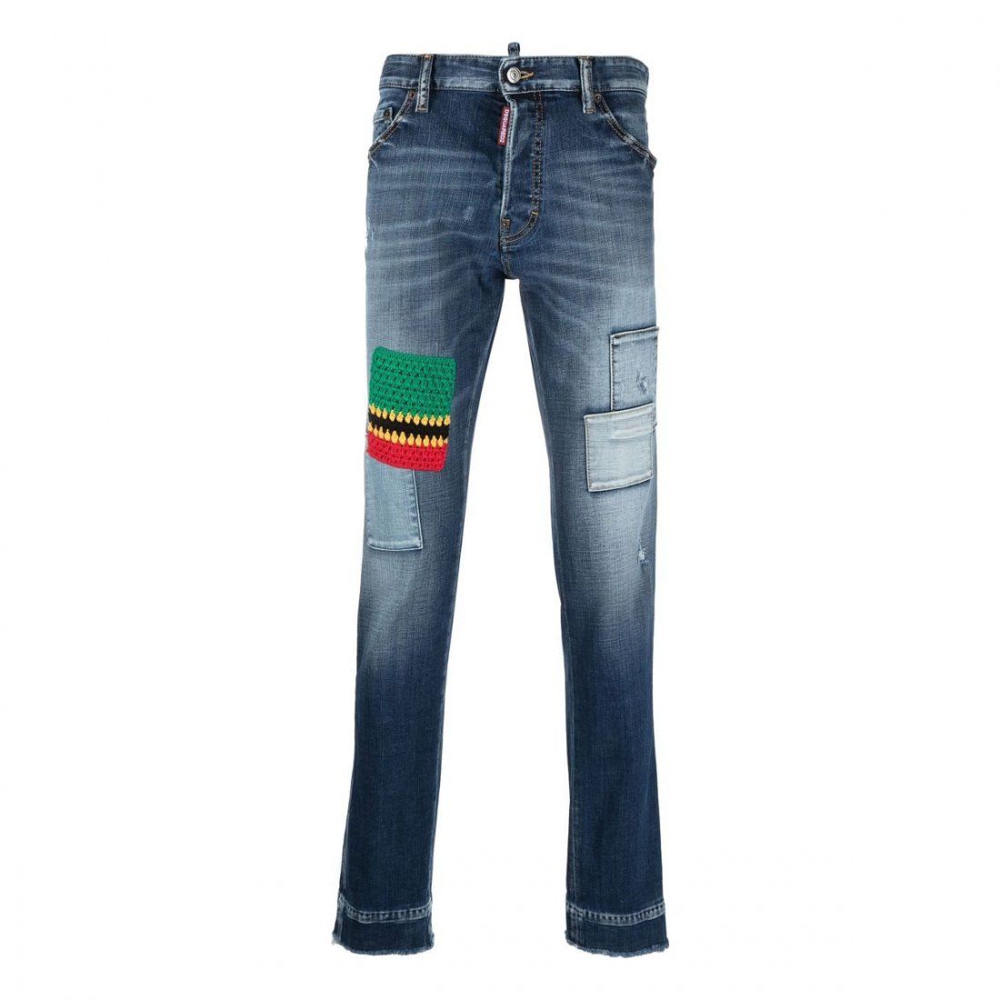 Dsquared2 - Jeans 'Patchwork' pour Hommes