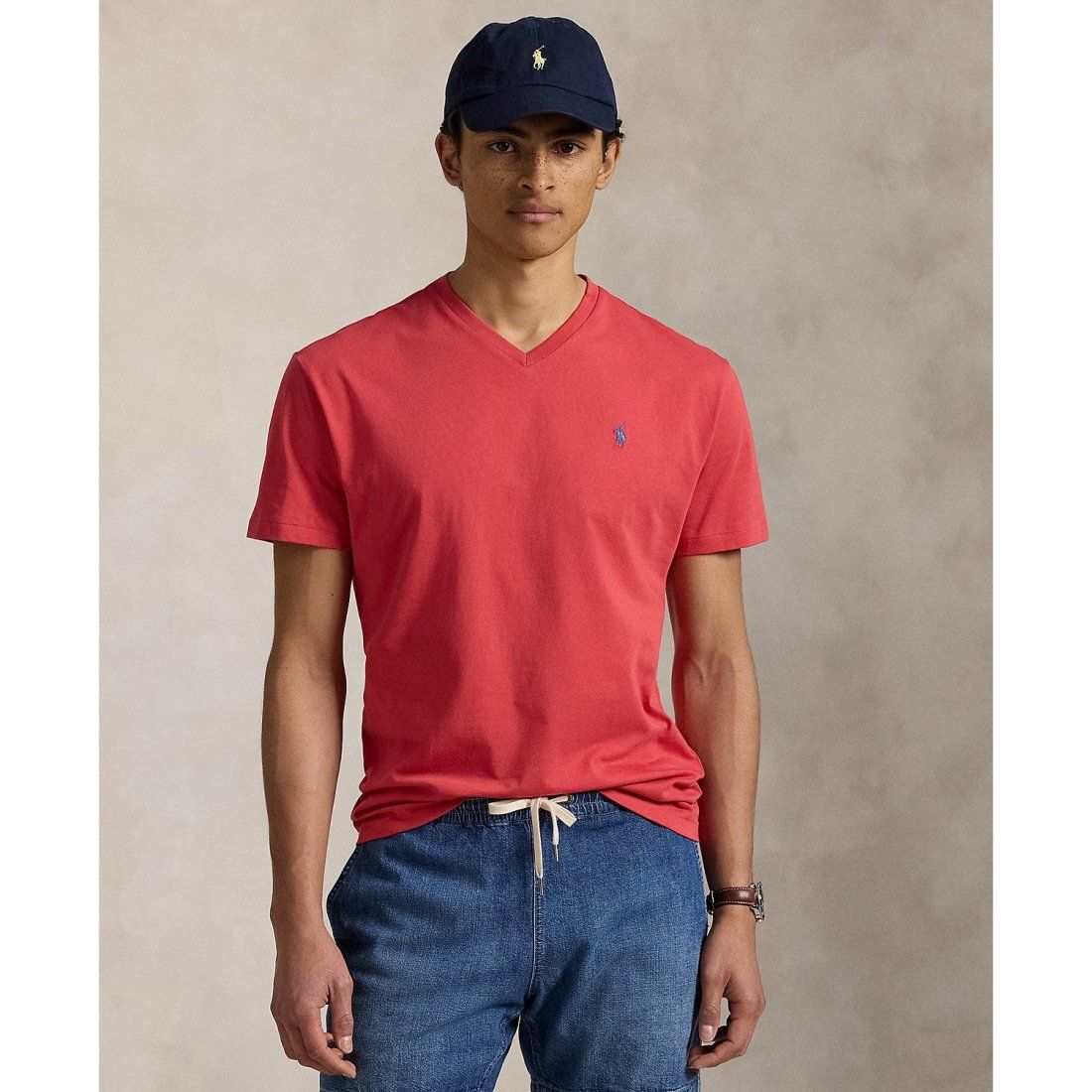 Polo ralph lauren - 'Classic-Fit V Neck T-Shirt' pour Hommes