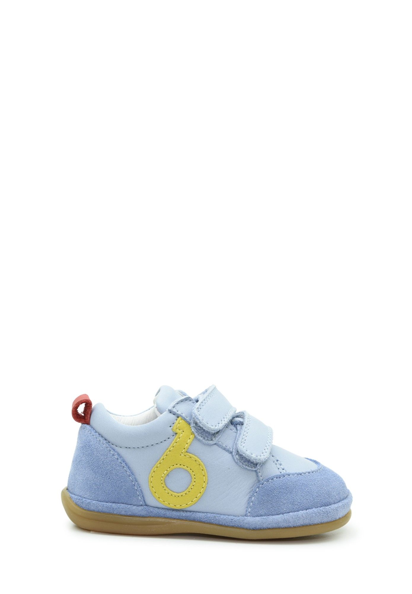 Benjie - Myrtille logo  Premiers pas Bleu ciel Jaune