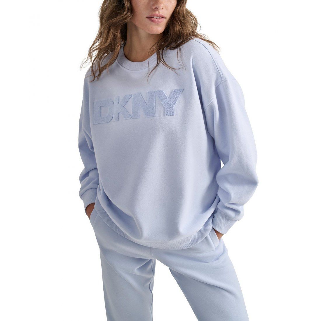 Dkny - Sweatshirt 'Velvet-Logo' pour Femmes