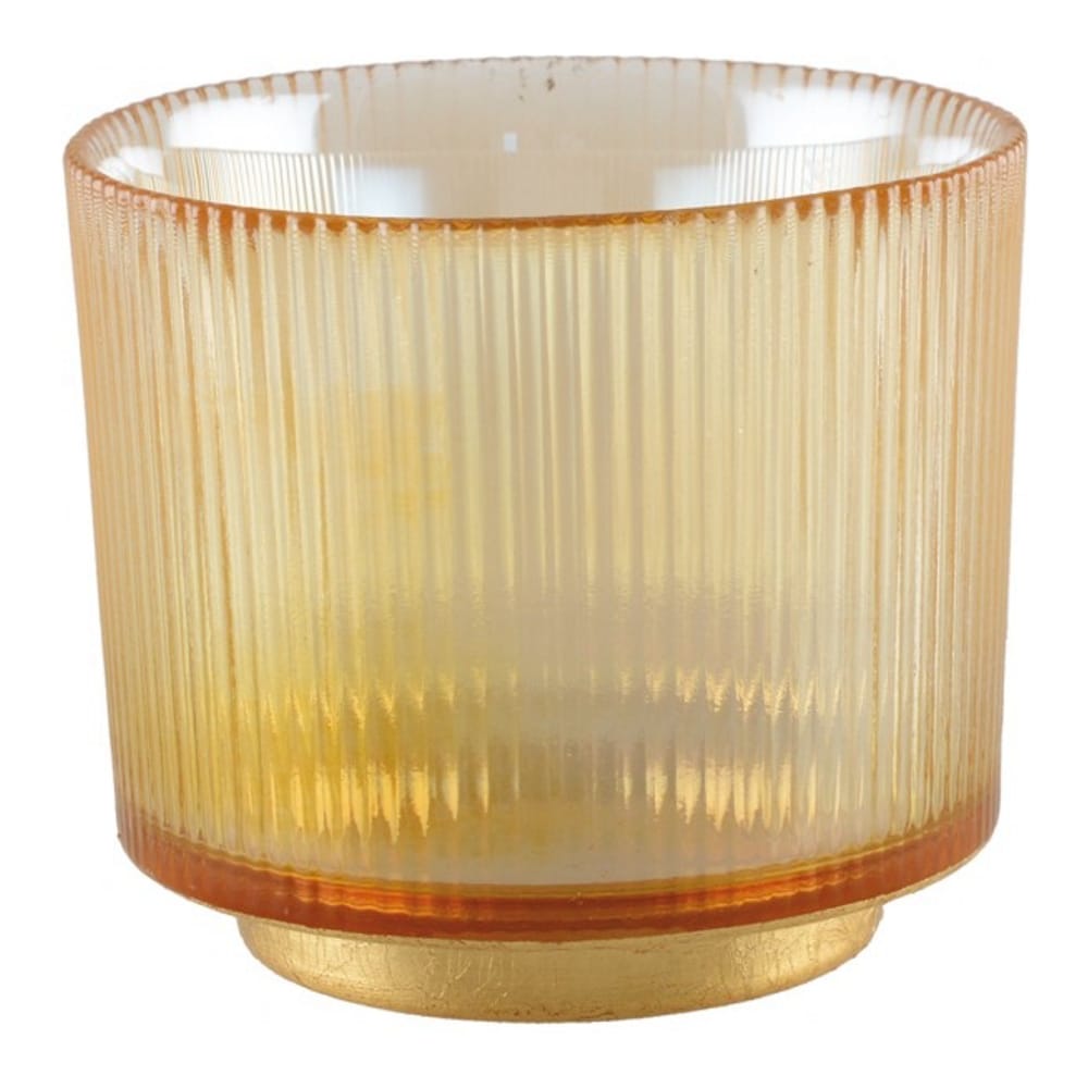 Aulica - Photophore Nervure Ambre H10 Cm