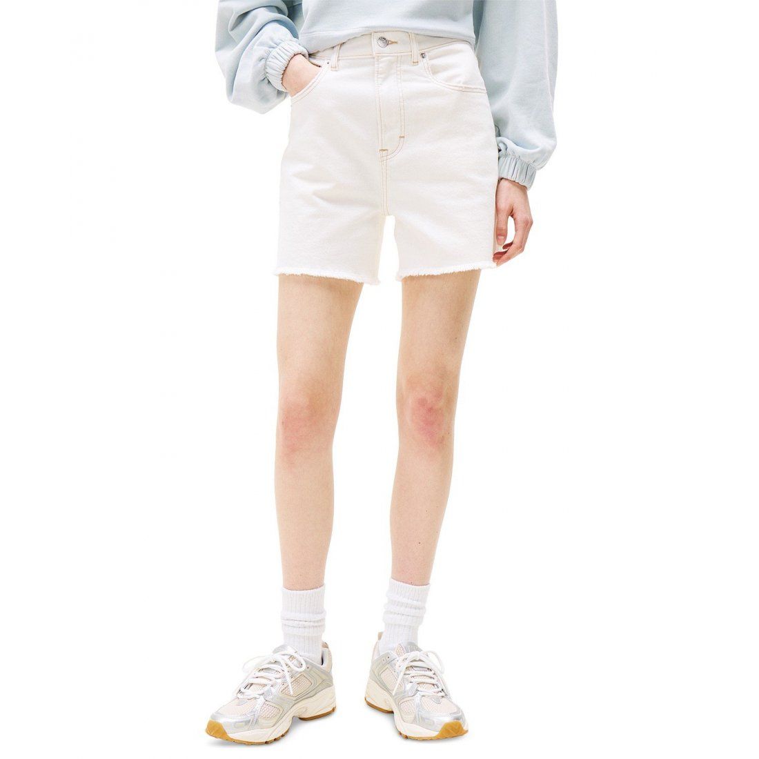 Tommy jeans - 'Denim High-Rise Mom Shorts' pour Femmes