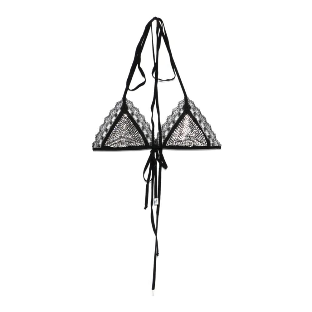 The attico - Haut de bikini 'Rhinestone-Detailed' pour Femmes