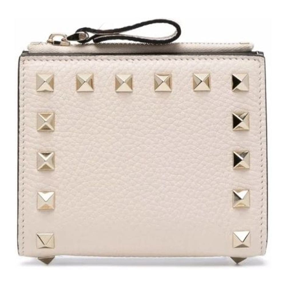 Valentino garavani - "Portefeuille 'Rockstud Compact' pour Femmes"-0
