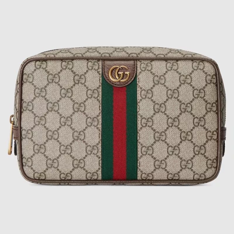 Gucci - Trousse de toilette 'Savoy With Web Strip' pour Hommes