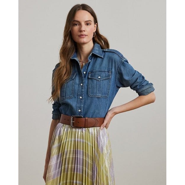 Lauren ralph lauren - "'Relaxed Fit Denim Shirt' pour Femmes"