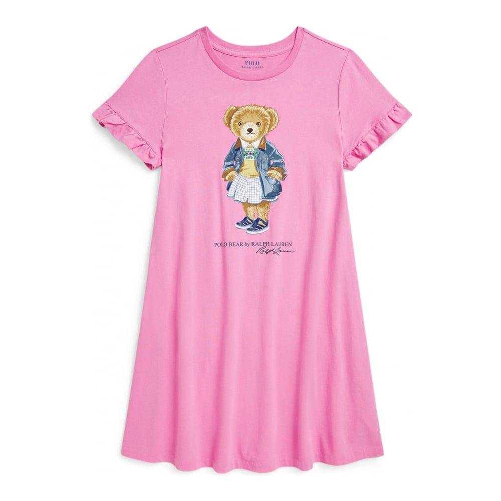Lauren ralph lauren kids - Robe 'Polo Bear Jersey' pour Grandes filles