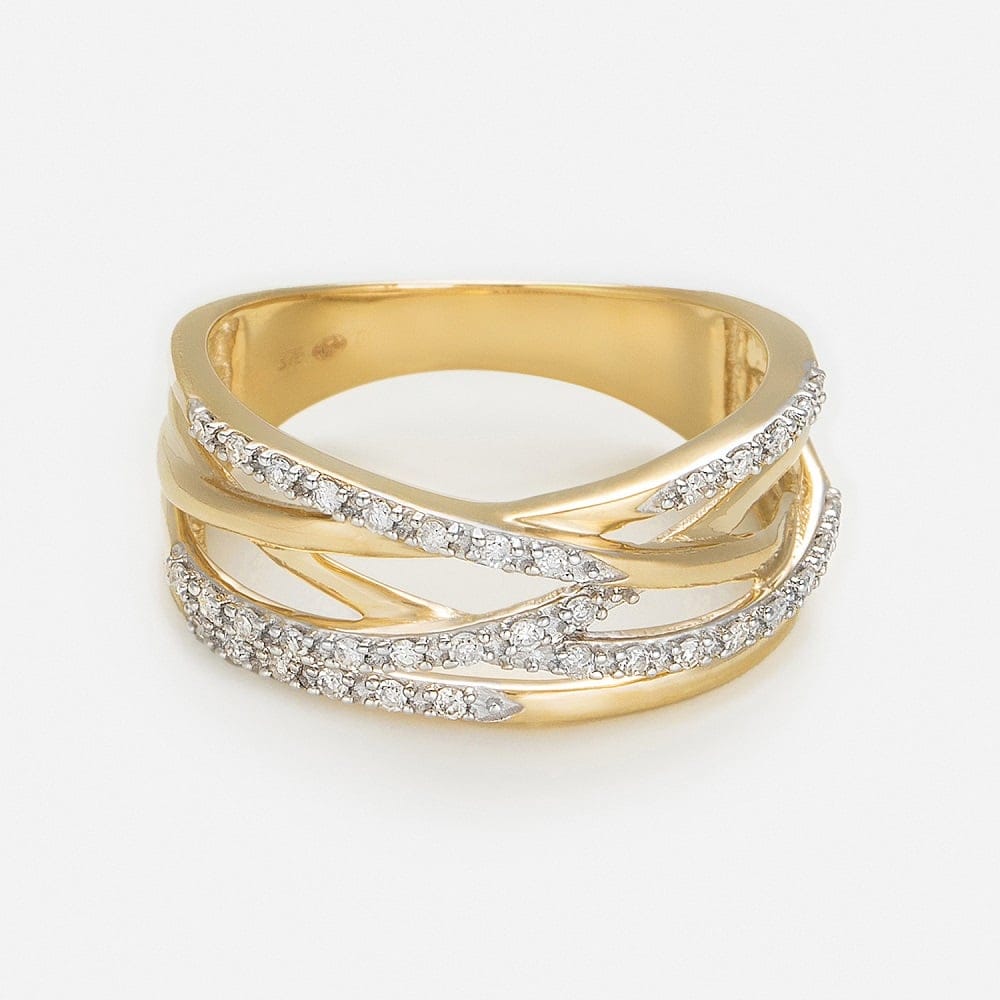 Comptoir du diamant - Bague 'Entrelacs Eternel' pour Femmes