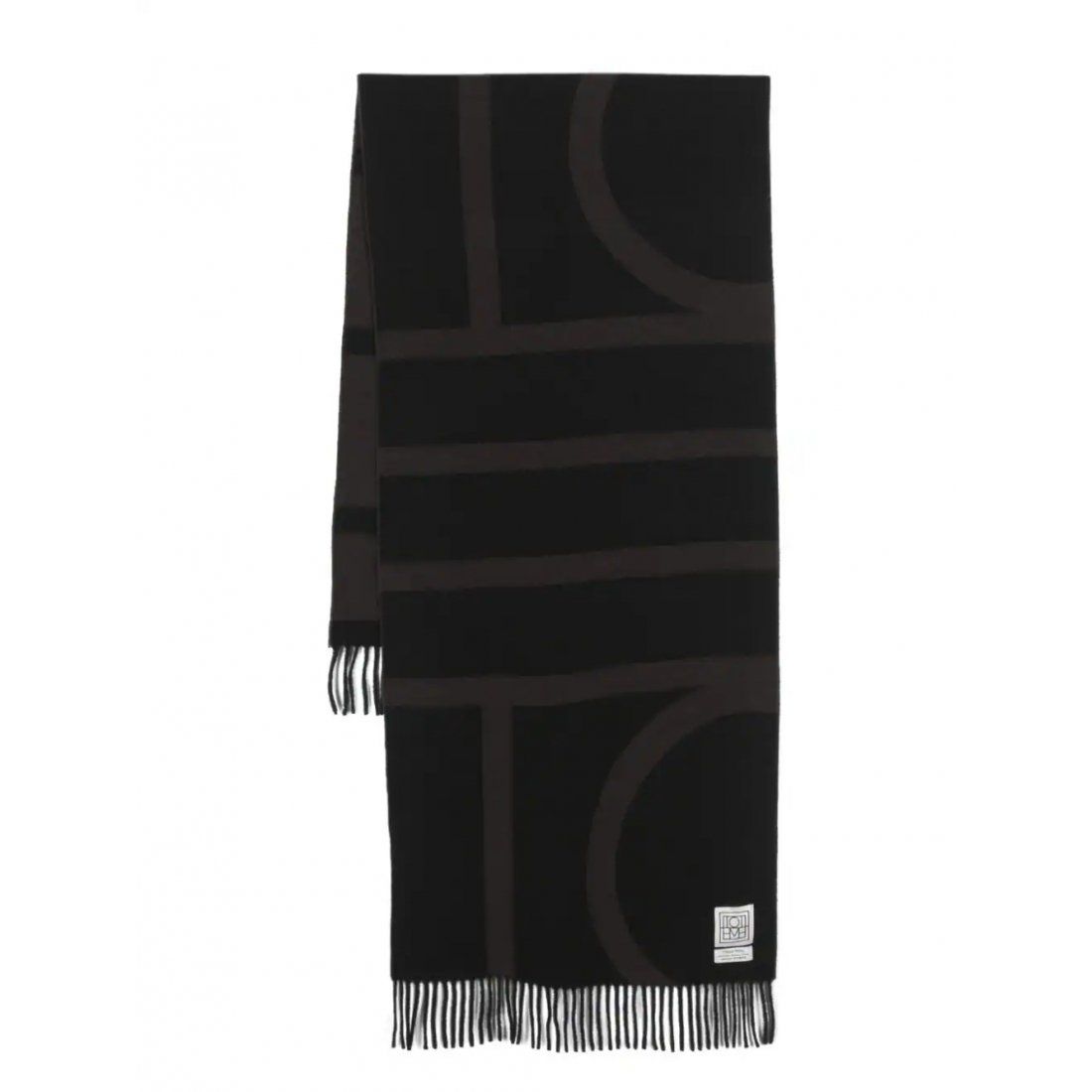 Toteme - Écharpe en laine 'Intarsia-Knit' pour Femmes