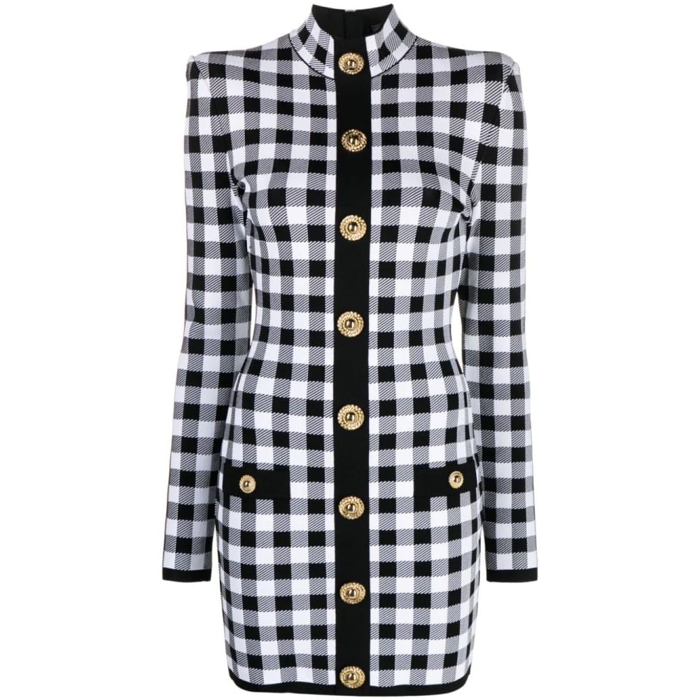 Balmain - Robe mini 'Gingham' pour Femmes