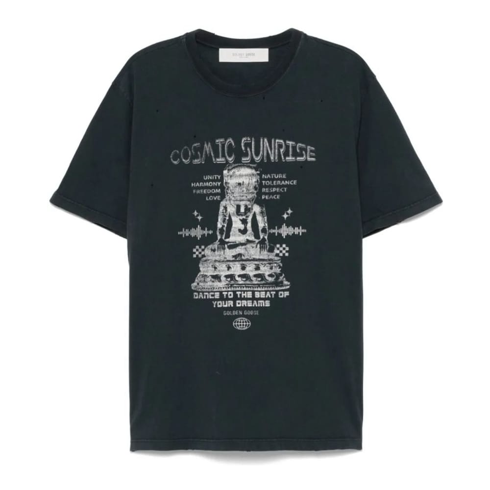 Golden goose deluxe brand - T-shirt 'Graphic-Print' pour Hommes