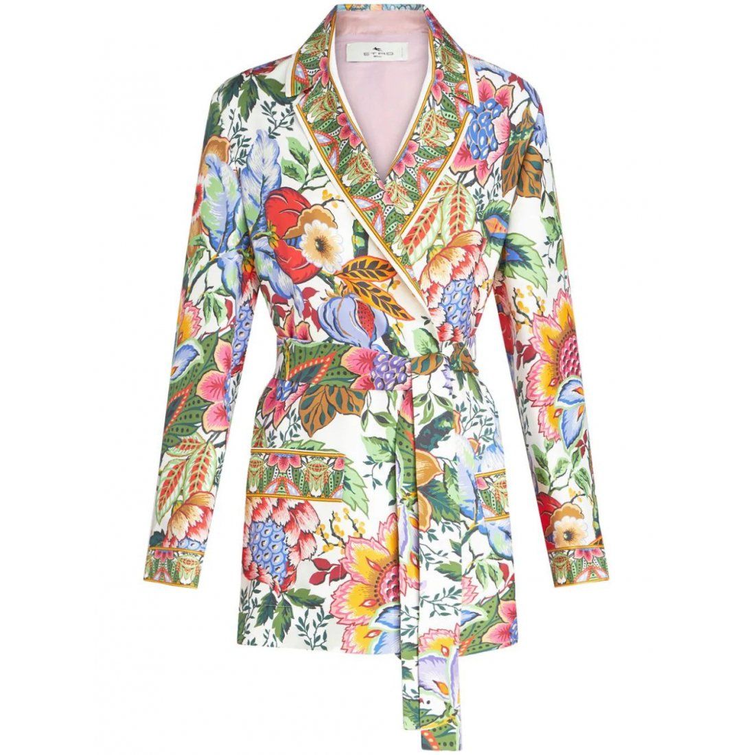 Etro - Trench  à ceinture  'Floral-Print' pour Femmes