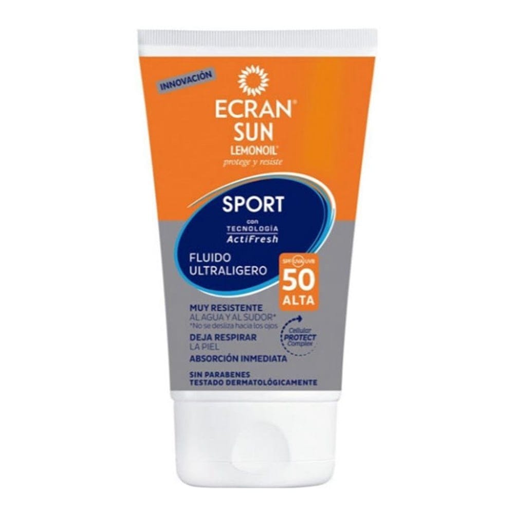 Ecran - Fluide facial 'Sunnique Lemonoil Sport Ultralight SPF50' - 40 ml