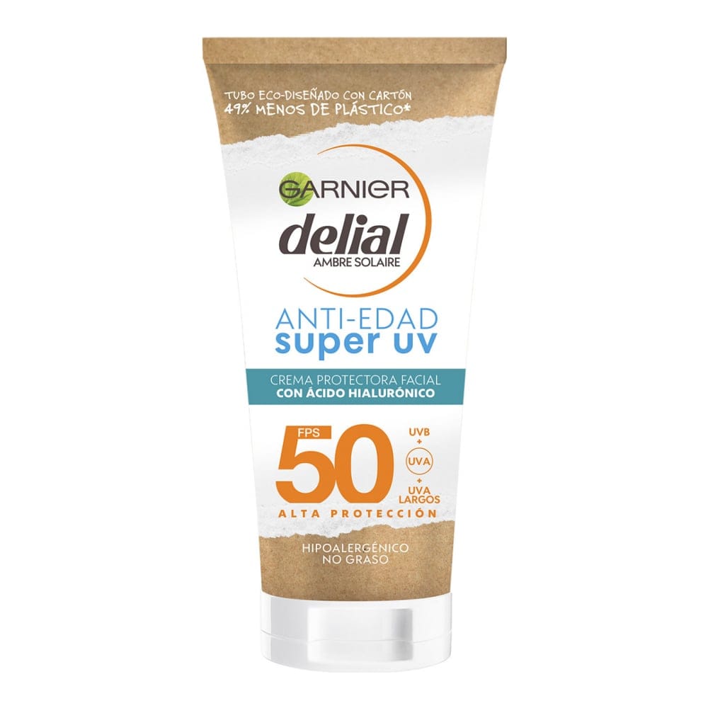 Garnier - Crème Solaire Anti-Âge 'Ambre Solaire Super UV Protection SPF50' - 50 ml