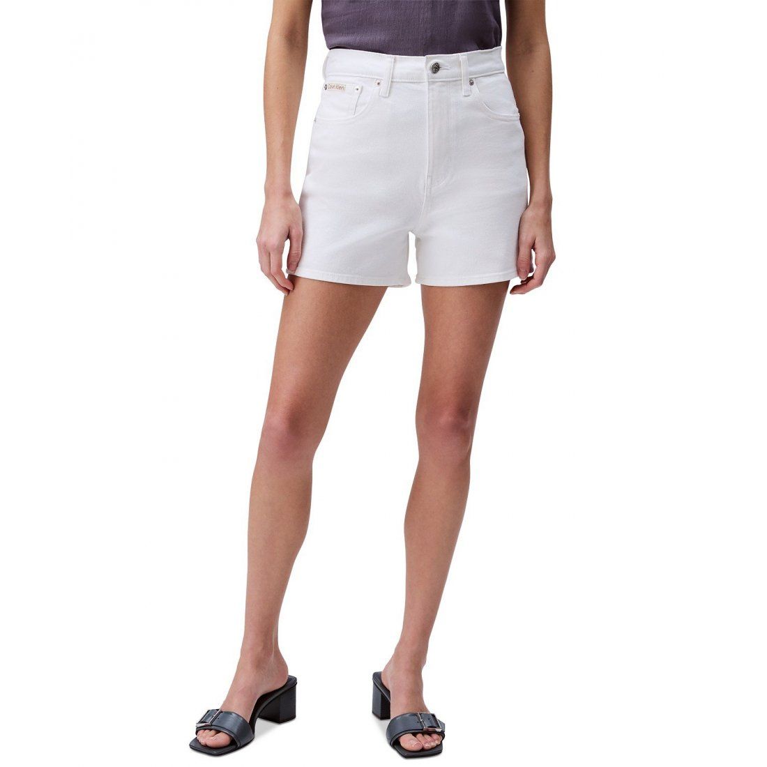 Calvin klein jeans - Femmes's 'High-Rise Midi' Short en jean