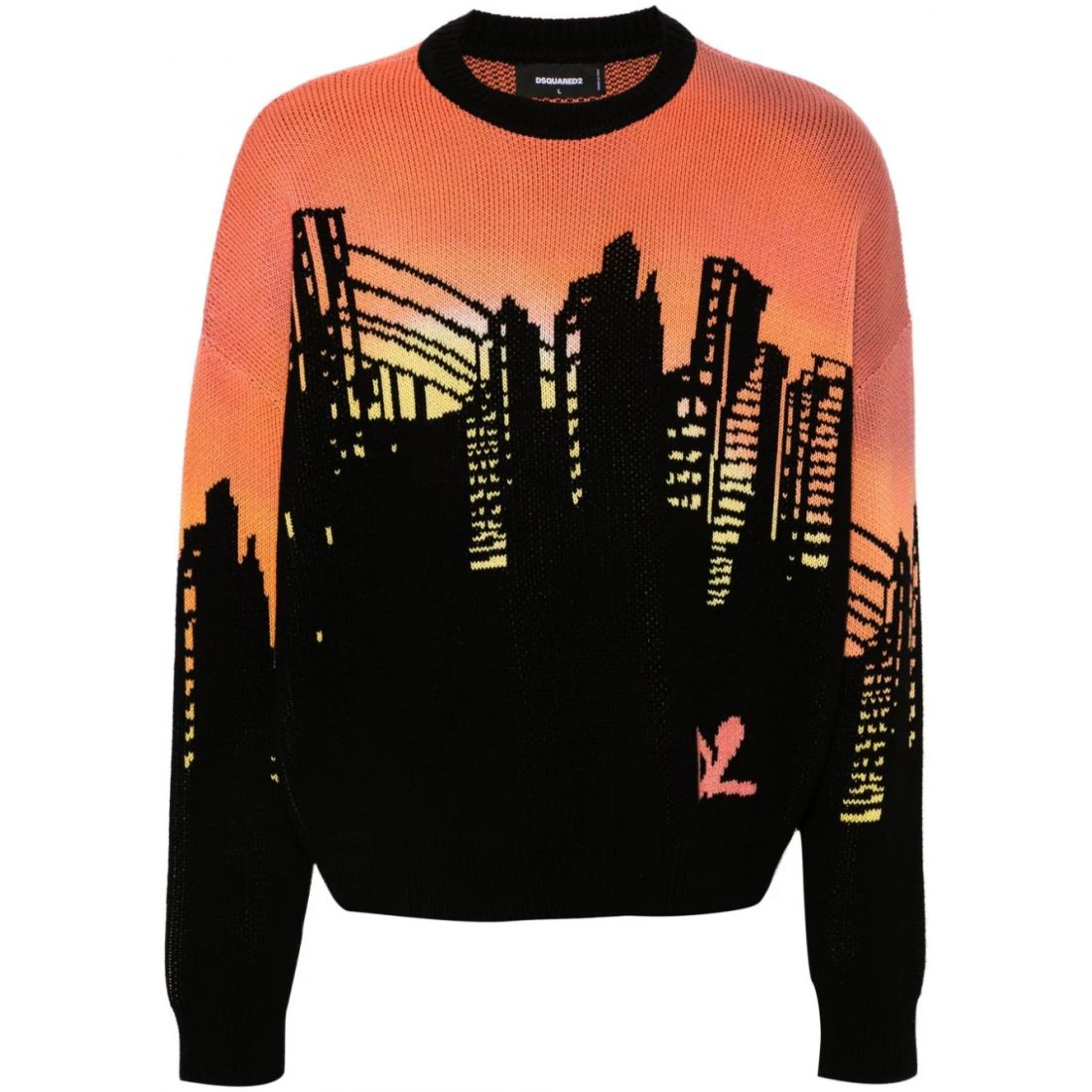 Dsquared2 - "Pull 'Patterned Intarsia-Knit' pour Hommes"