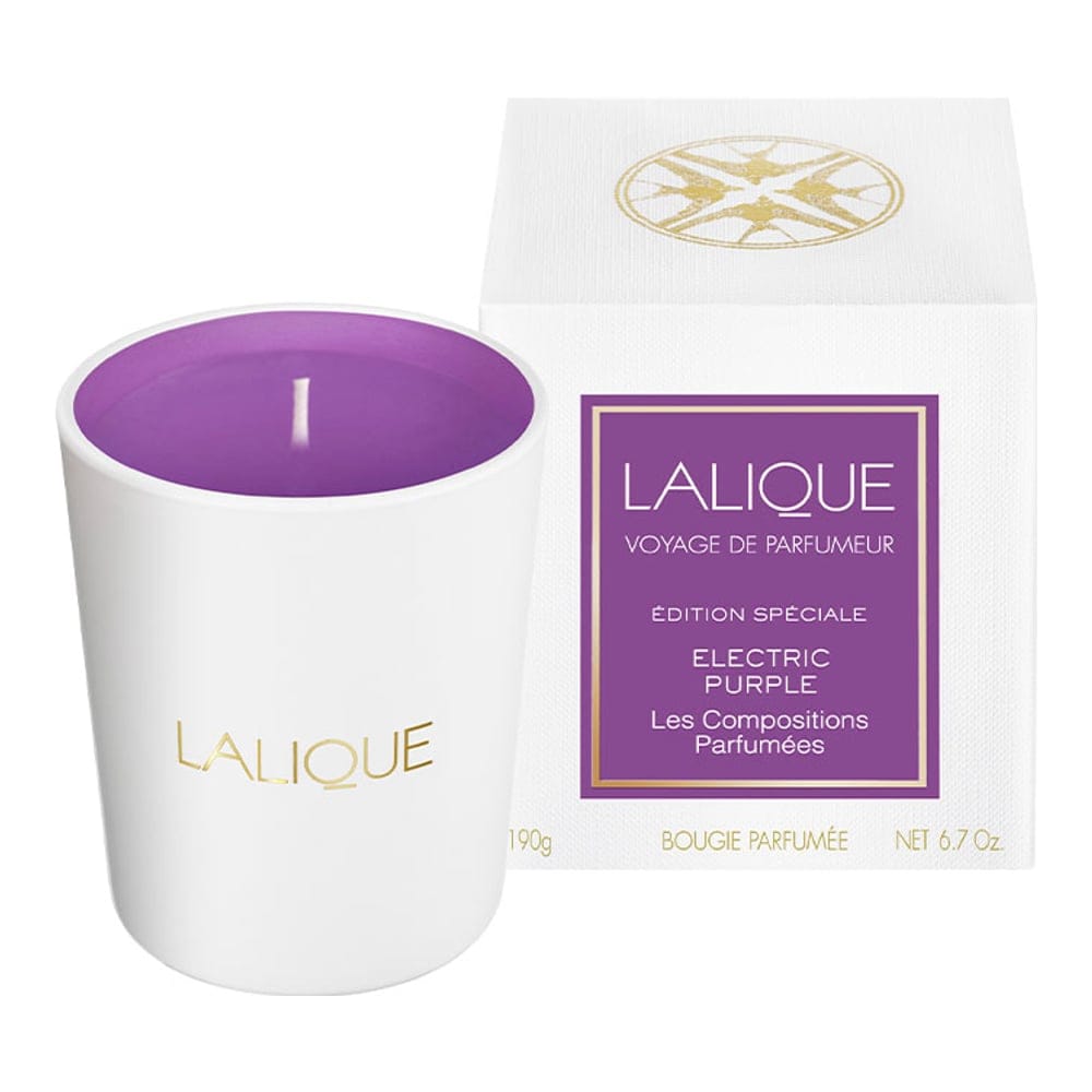 Lalique - Bougie 'Electric Purple' - 190 g