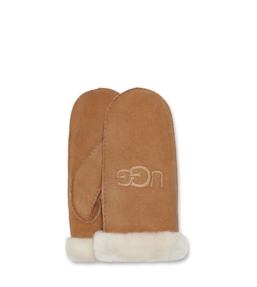 Ugg - W's SHEEPSKIN EMBROIDER MITTEN
