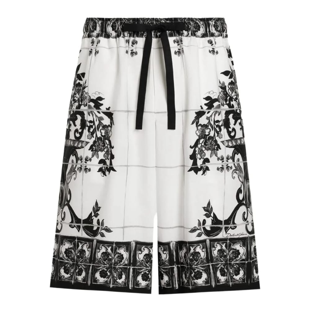 Dolce&gabbana - Bermuda 'Maiolica Print' pour Hommes