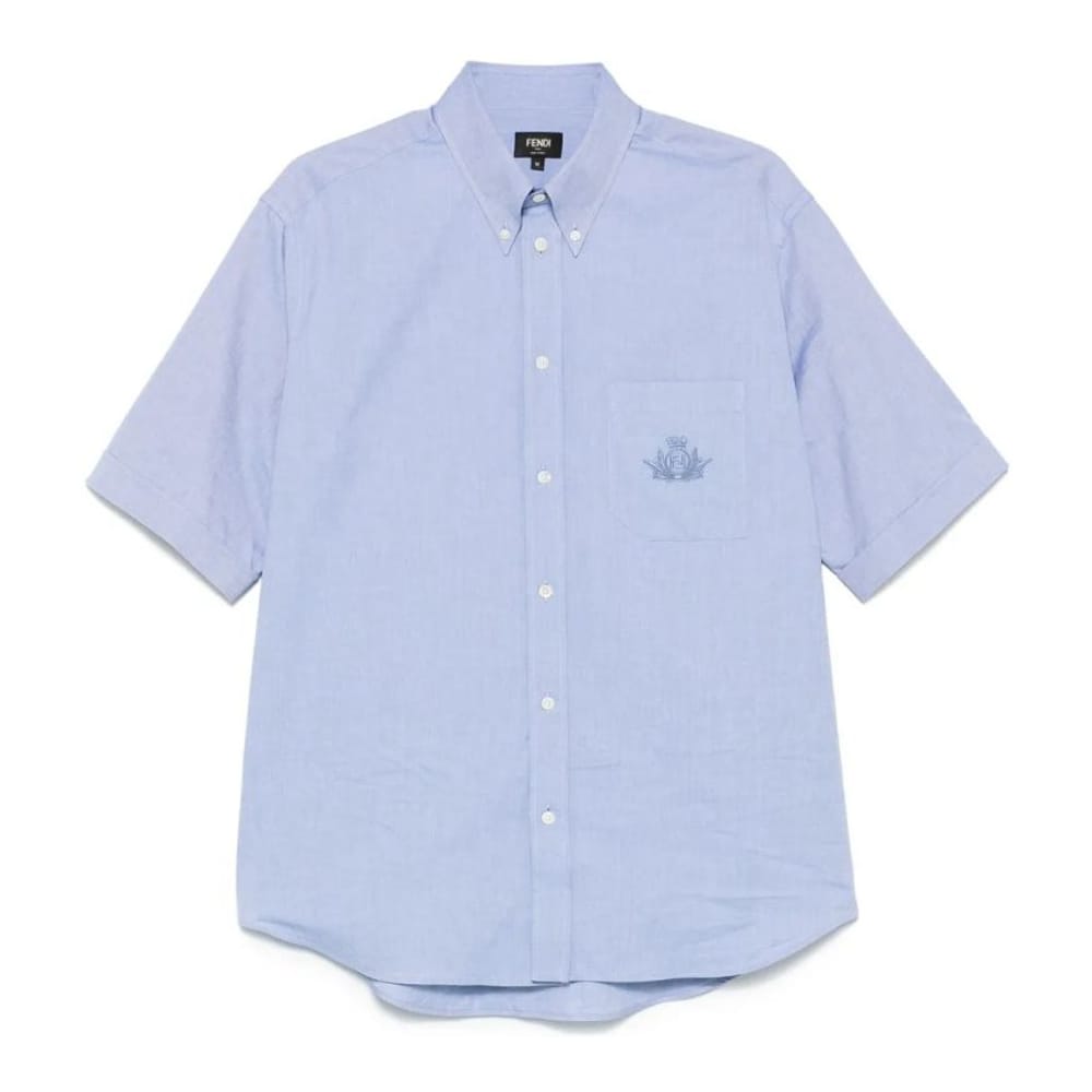 Fendi - Chemise à manches courtes 'Oxford' pour Hommes