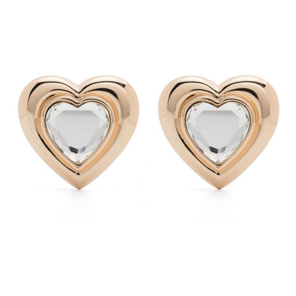 Self portrait - Boucles d'oreilles 'Crystal Heart' pour Femmes