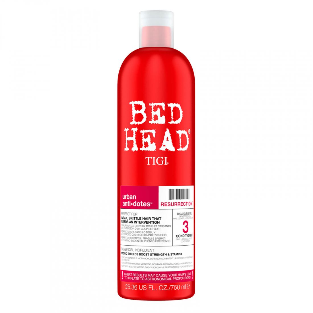 Tigi - Après-shampoing 'Bed Head Resurrection Urban Antidotes' - 750 ml