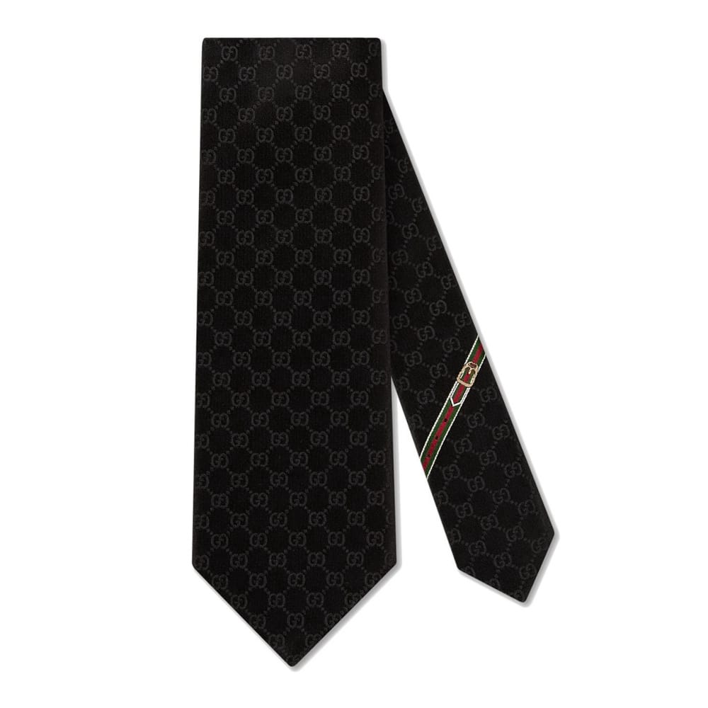 Gucci - Cravate 'GG Pattern' pour Hommes