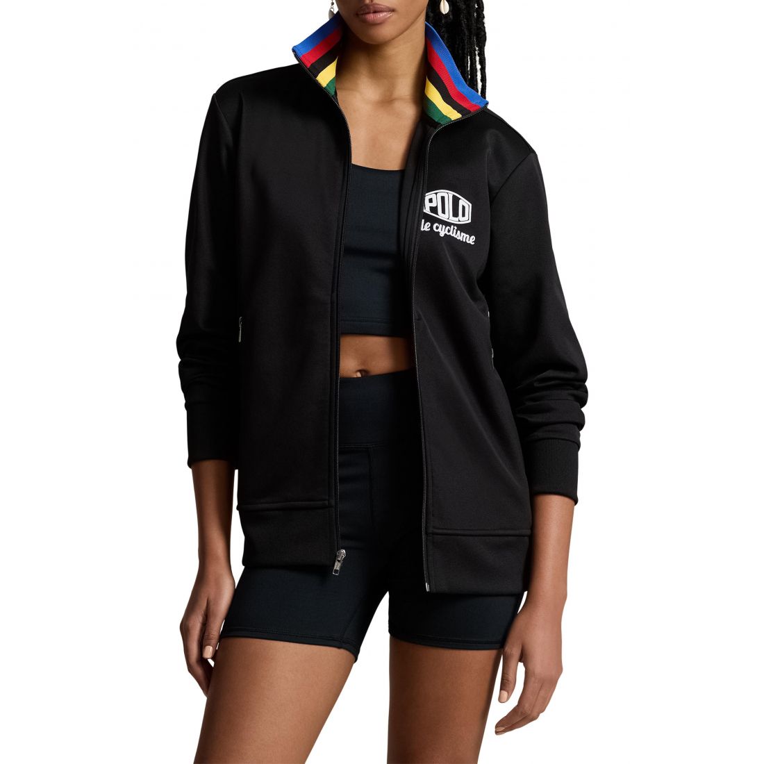 Polo ralph lauren - 'Plaited Tricot Zip-Up Track Jacket' pour Hommes