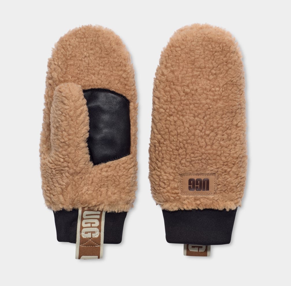 Ugg W SHERPA MITTEN W LOGO TAPE-SM SM